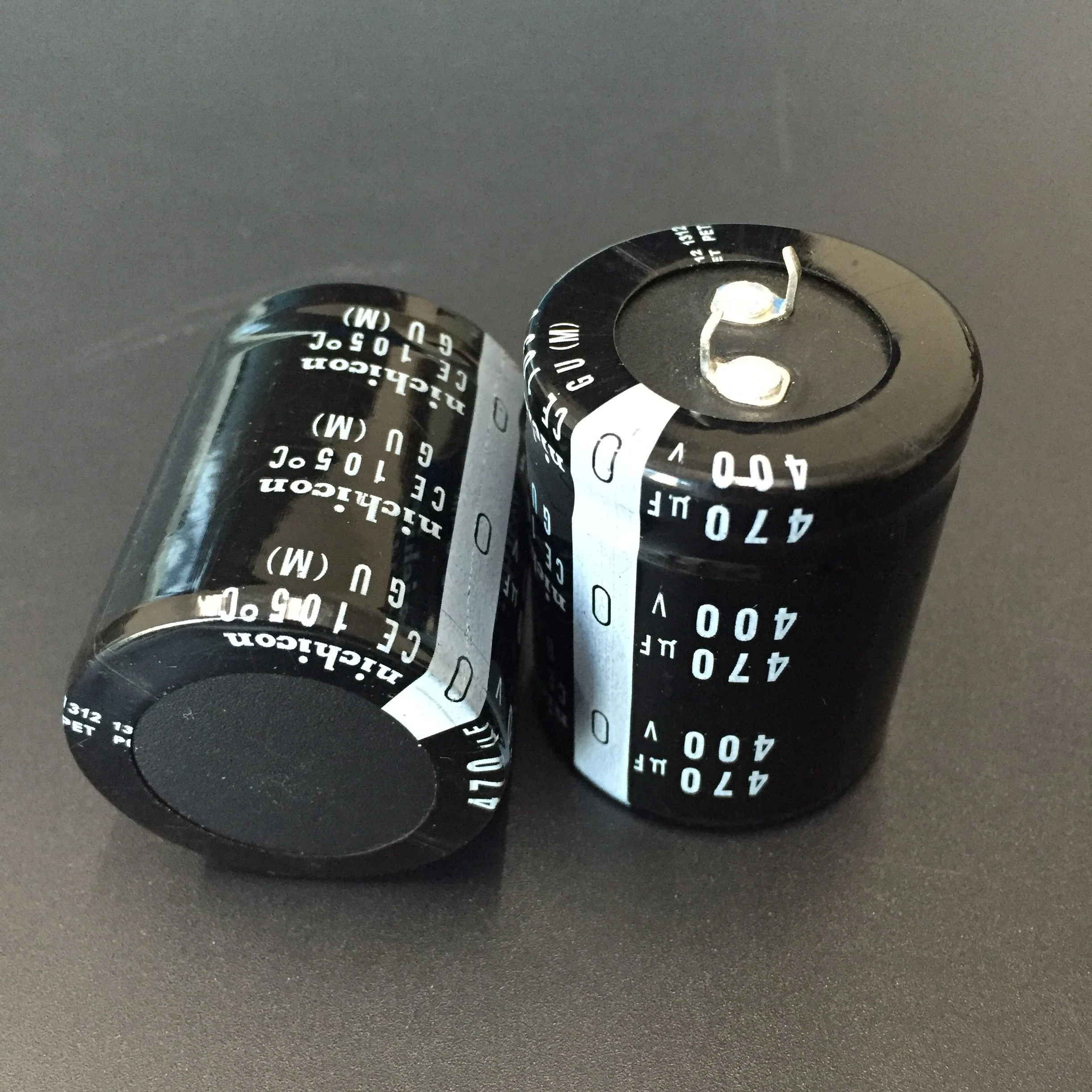 

2pcs 470uF 400V NICHICON GU Series 35x40mm High Quality 400V470uF Snap-in PSU Aluminum Electrolytic Capacitor