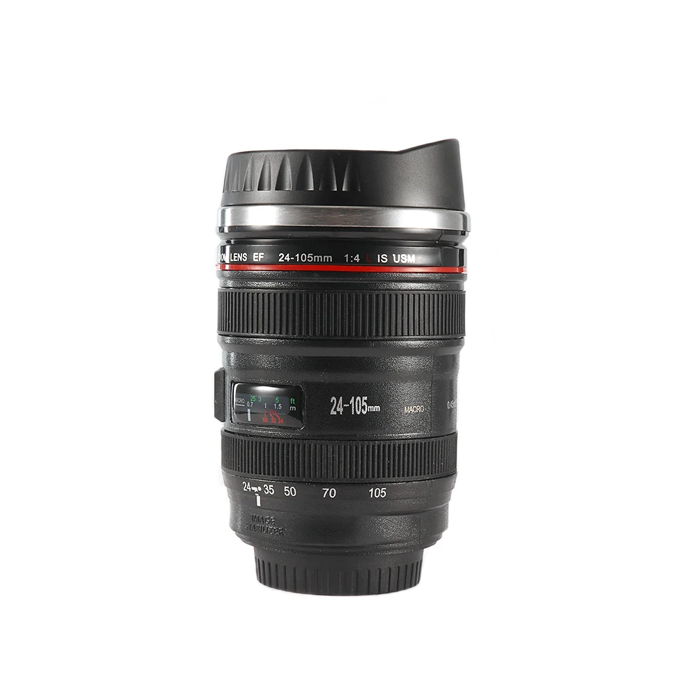 ABEDOE 1 шт. термос для объектива камеры Canon EF 24 105 мм кофейная кружка с крышкой из