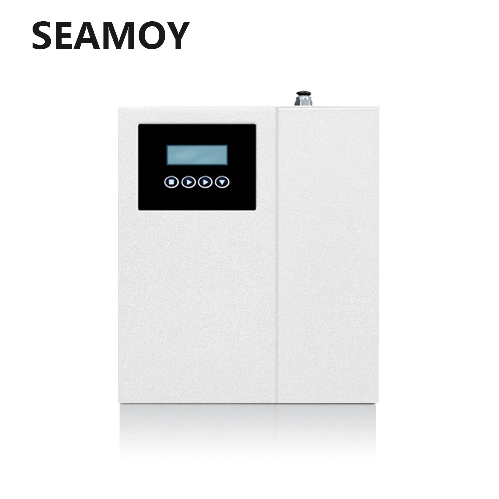 Seamoy 200м3-300м3 ароматическая машина 100-200 мл картридж/110-240 В ароматическая машина ароматизатор маркетинговый блок дозатор ОВК ароматическая система - Цвет: white