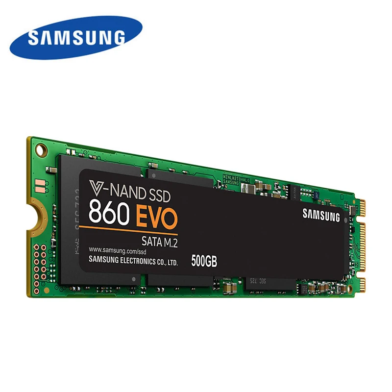 SSD M.2 SAMSUNG SSD 860EVO M.2 2280 SATA 1TB 500GB 250GB Internal Solid State Disk Hard Drive HDD M2 Laptop Desktop PC TLC PCLe enlarge