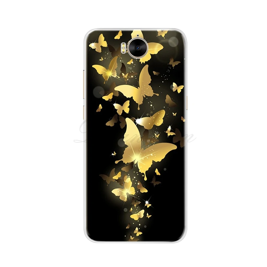 Модный чехол для телефона Huawei Y5 2017 женская модель 2019 2018 силиконовая Мягкая задняя