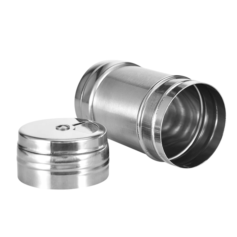 Размеры: S/M/L/XL Нержавеющая сталь шейкером специй Jar сахар, соль, перец травы бутылочка для хранения зубочисток специи для барбекю для хранения бутылка, Лидер продаж