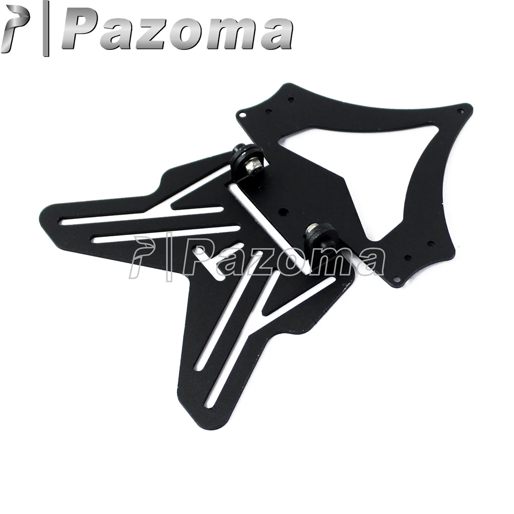 Черный держатель номерного знака мотоцикла вешалка ХВОСТ аккуратный кронштейн
