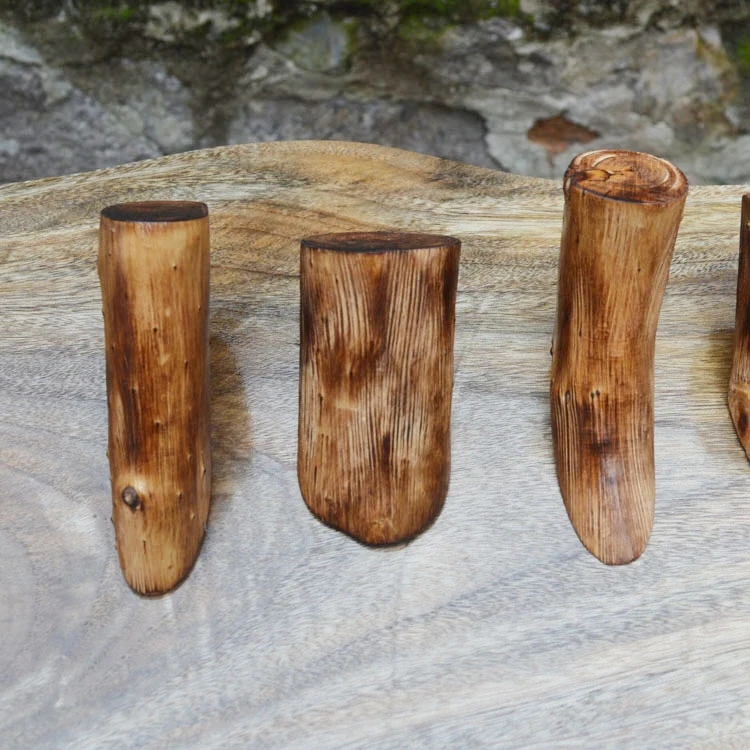 4 шт./компл. настенный крючок из натурального дерева для ванной кухни вешалка