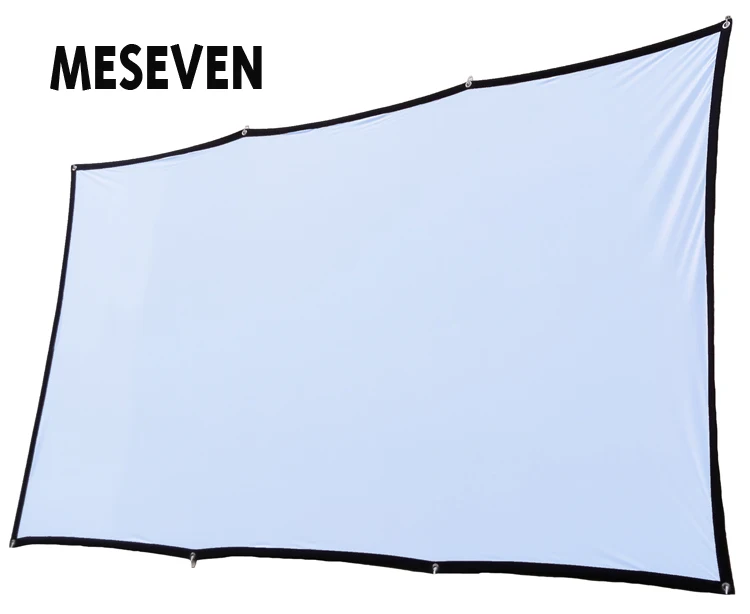 MESEVEN 60-100 Inch 4:3 Outdoor Simple Portable Screen Travel Front &amp Rear Projection White No-crease | Электроника