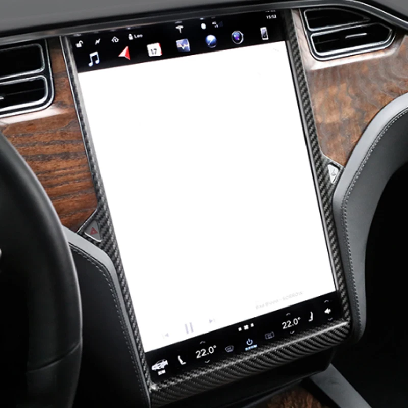 Модификации настоящий углерод волокна декоративная рамка Управление Экран