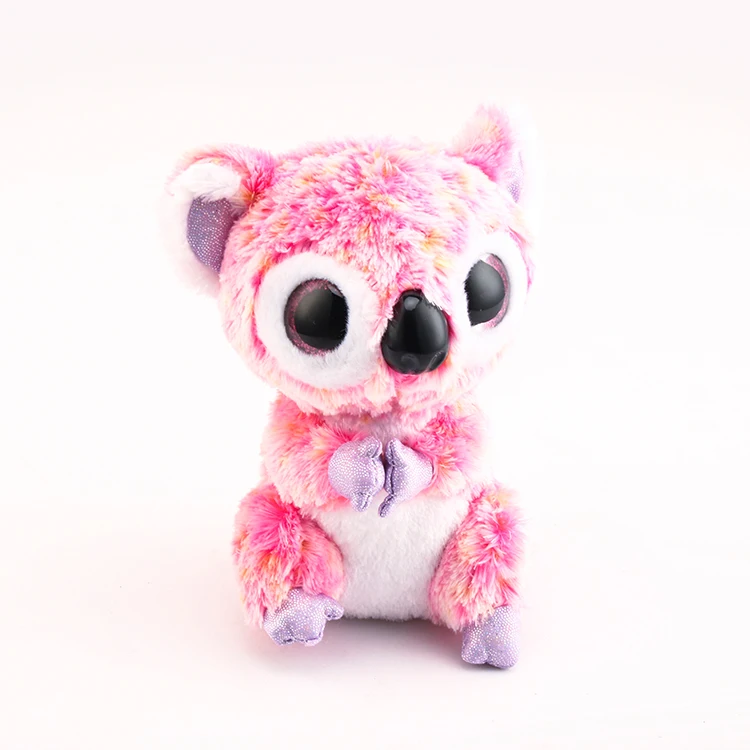 Ty Big Eyes Сова Единорог кошка слон Пингвин Леопард лисица собака кролик Жираф панда обезьяна чучела животных плюшевая игрушка