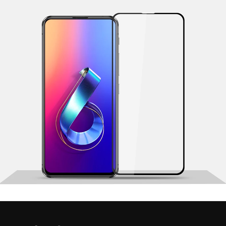 Для Asus Zenfone 6 ZS630KL закаленное стекло Полное покрытие экрана Закаленное стекло Защитная пленка для экрана полная защита