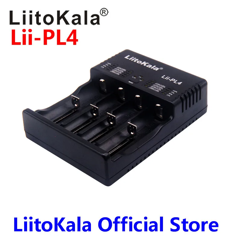Liitokala Lii-PL4 1 2 В/3 7 В 18650/26650/21700/20700/18350/16340/18500 /14500/10440/AA/AAA никель-металлгидридная