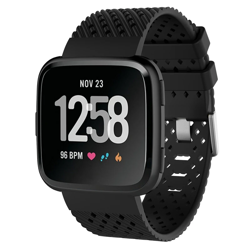 Durable Fashion Silicone Fabric Replacement Wristband Wrist Bands Watch Band Strap Accessories for Fitbit Versa Sport Smartband |