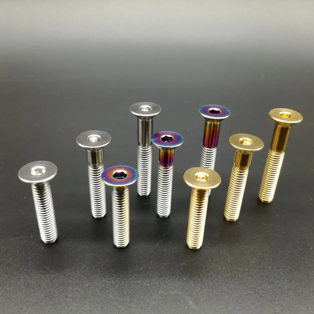 Титановые винты с потайной головкой для велосипедных болтов | Обустройство дома