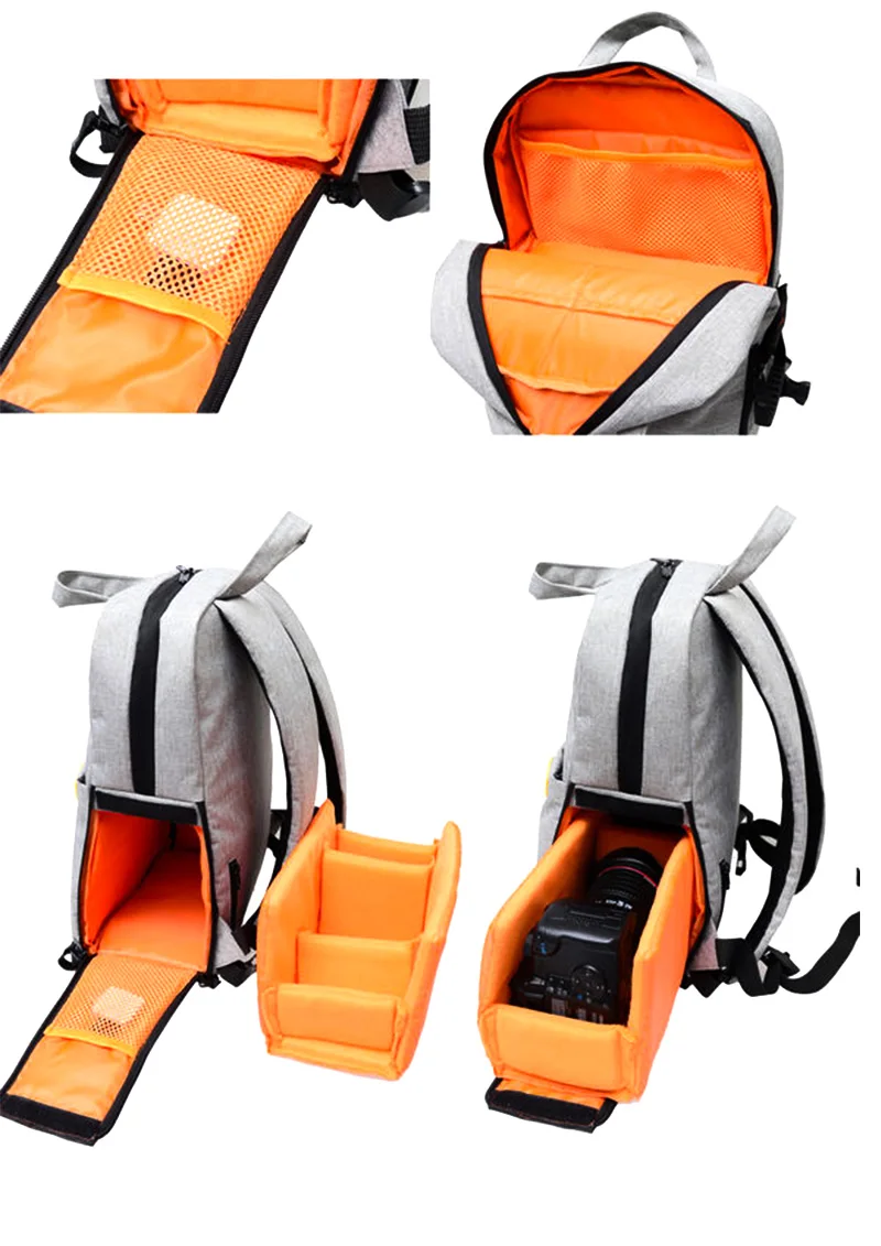 Waterproof DSLR Camera Backpacks Digital Bags Multifunctional Shoulder Video Bag for Nikon Canon Sony Fujifilm | Электроника