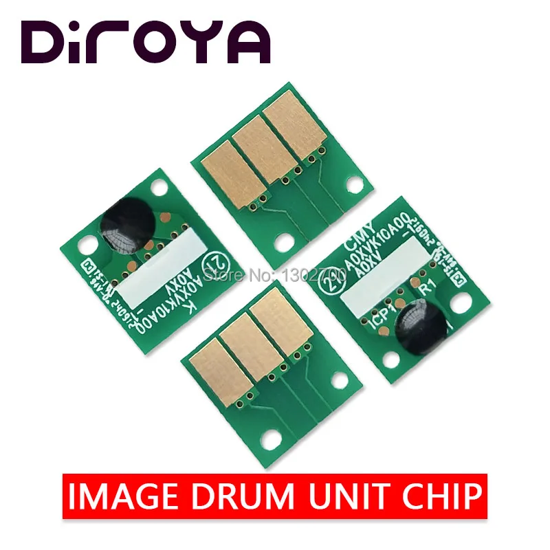 Чип DR311C DR311 K/C/Y/M для барабанного блока Konica Minolta Bizhub C220 C280 C360 C7722 C7728 220 280 360 комплект
