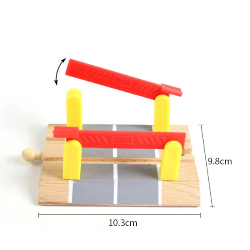 Деревянный трек поезд железнодорожный мост аксессуары компонентные игрушки