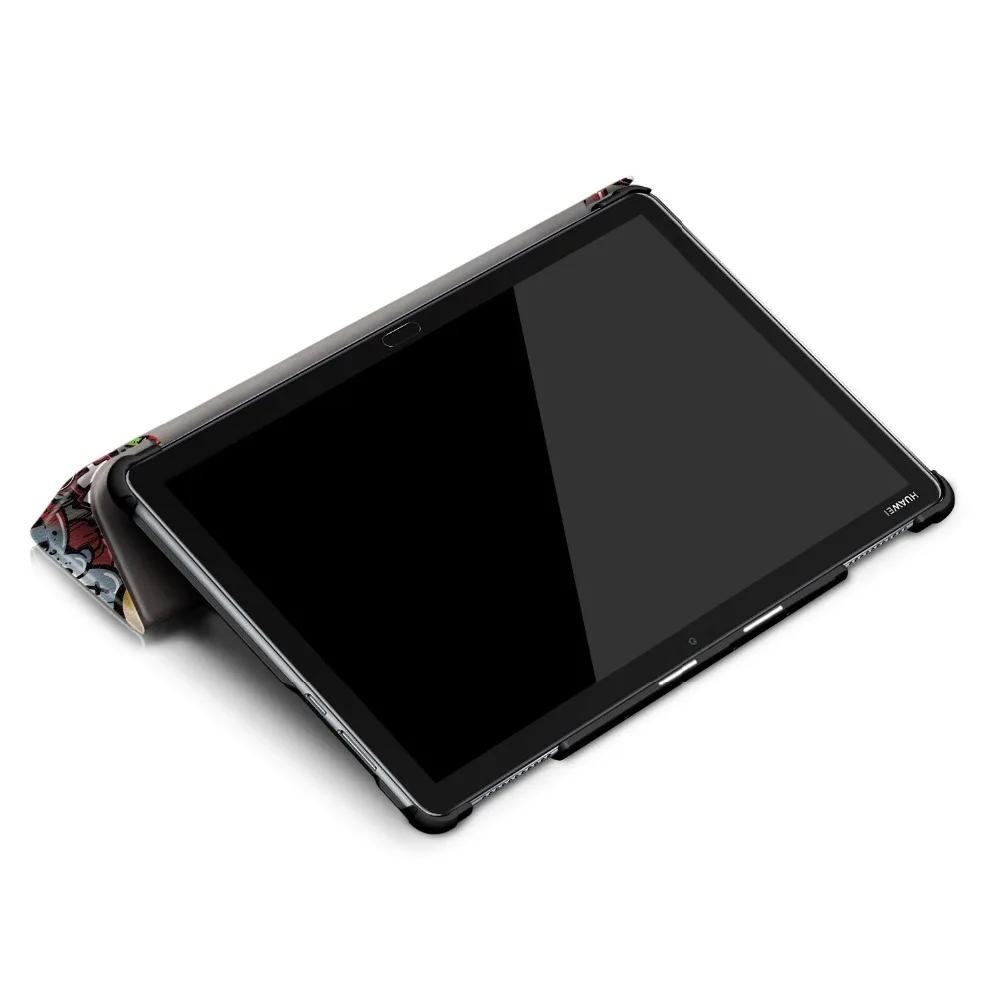 Ultra Slim Case For Huawei MediaPad M5 lite 10 BAH2-W19/L09/W09 10.1&quotTablet PC stand cover for huawei mediapad case | Компьютеры и