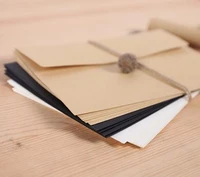 kraft document file bags mailer filing paper bag envelopes with string button