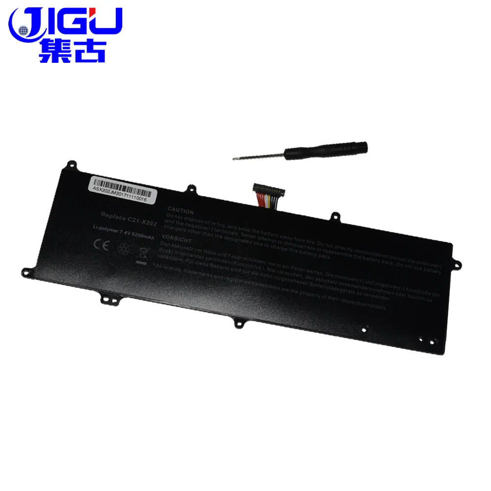 Аккумулятор JIGU для ноутбука ASUS s200li237 аккумулятор VivoBook X201E C21 X202 S200 X201 S200E S200L3217E