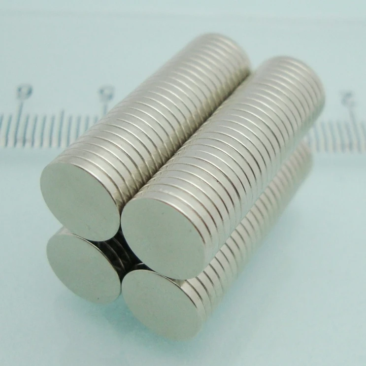 100 шт. неодимовый магнит dia8x1mm N35 редкоземельный постоянный сильный объемный NdFeB магниты с никелированным покрытием, Нео Магнитный Диск