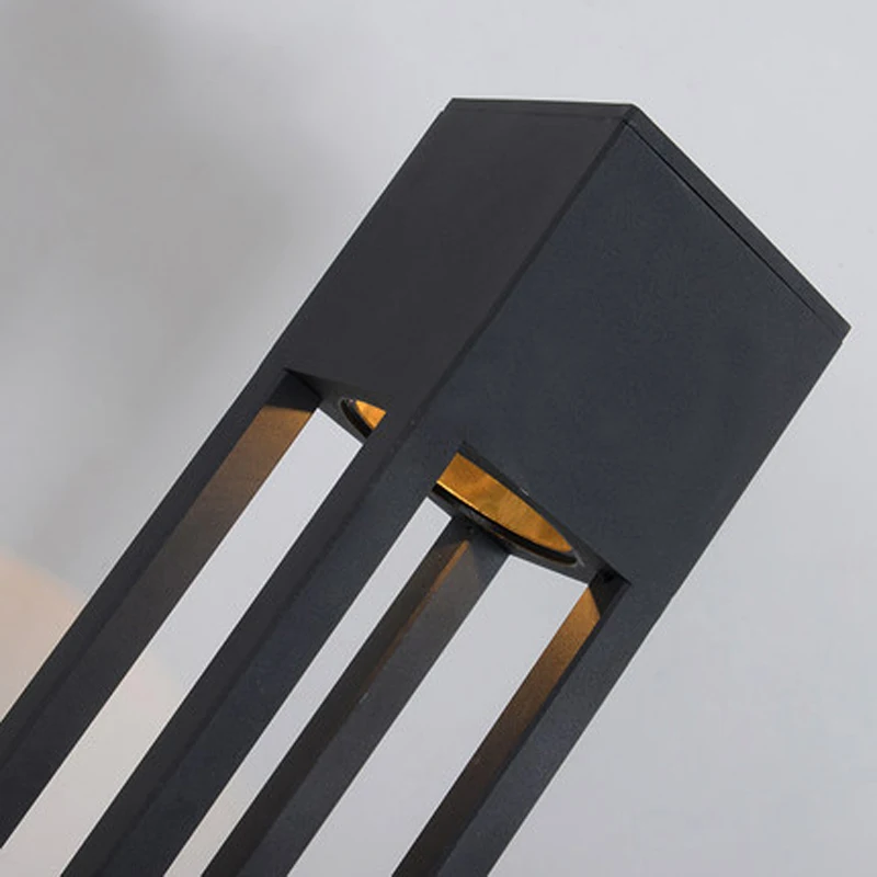 Уличный светодиодный наземный светильник E27 1 метр высотой стоячий для газона