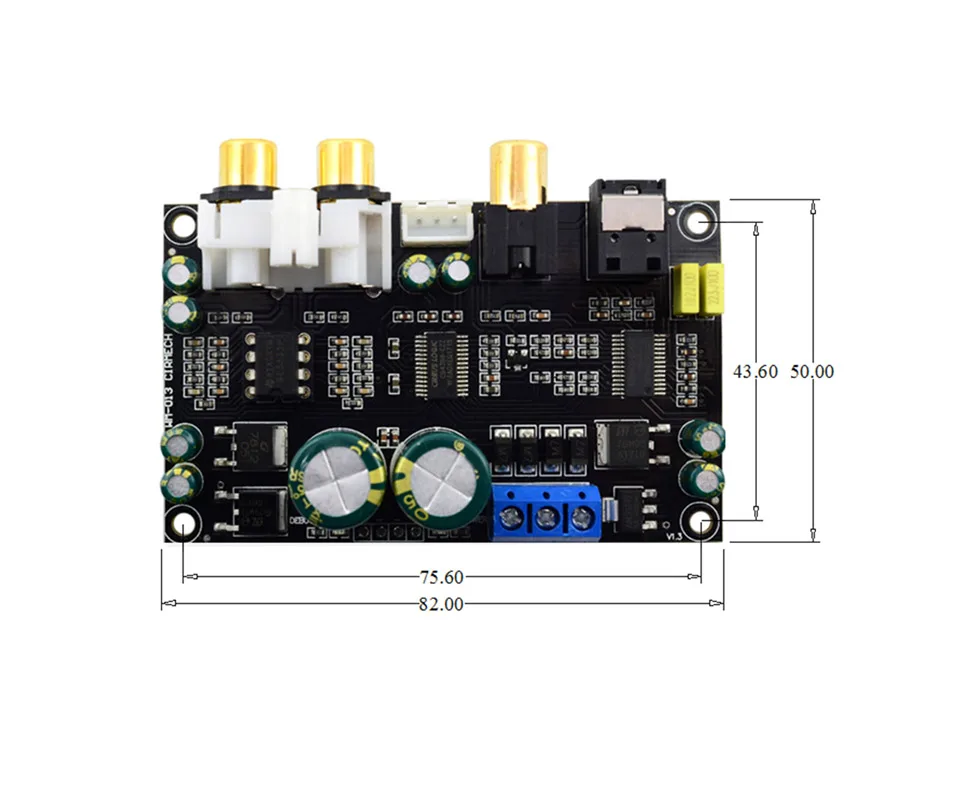 AIYIMA HIFI Fever High Fidelity CS4398 CS8416 коаксиальный Оптический аудио декодер DAC MP3 декодирующая плата DIY для усилителей мощности