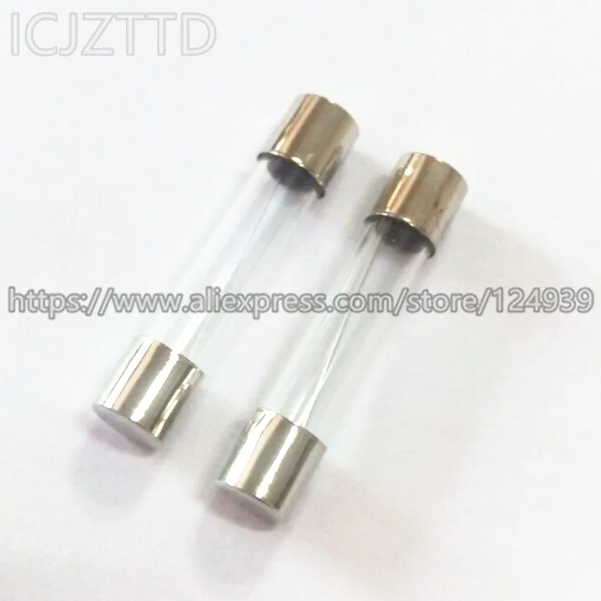 

100pcs/box 250V 1A 2A 3A 4A 5A F1A F2A F3A F4A F5A 6X30 6MM*30MM 6X30mm Fast Blow Glass Fuses Insurance Tube CCC NEW Original