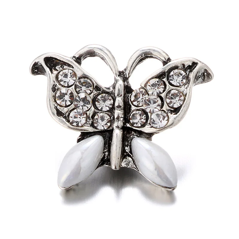 Новые Красивые Стразы обувь с украшениями в виде цветков и бабочек черепаха 18 мм