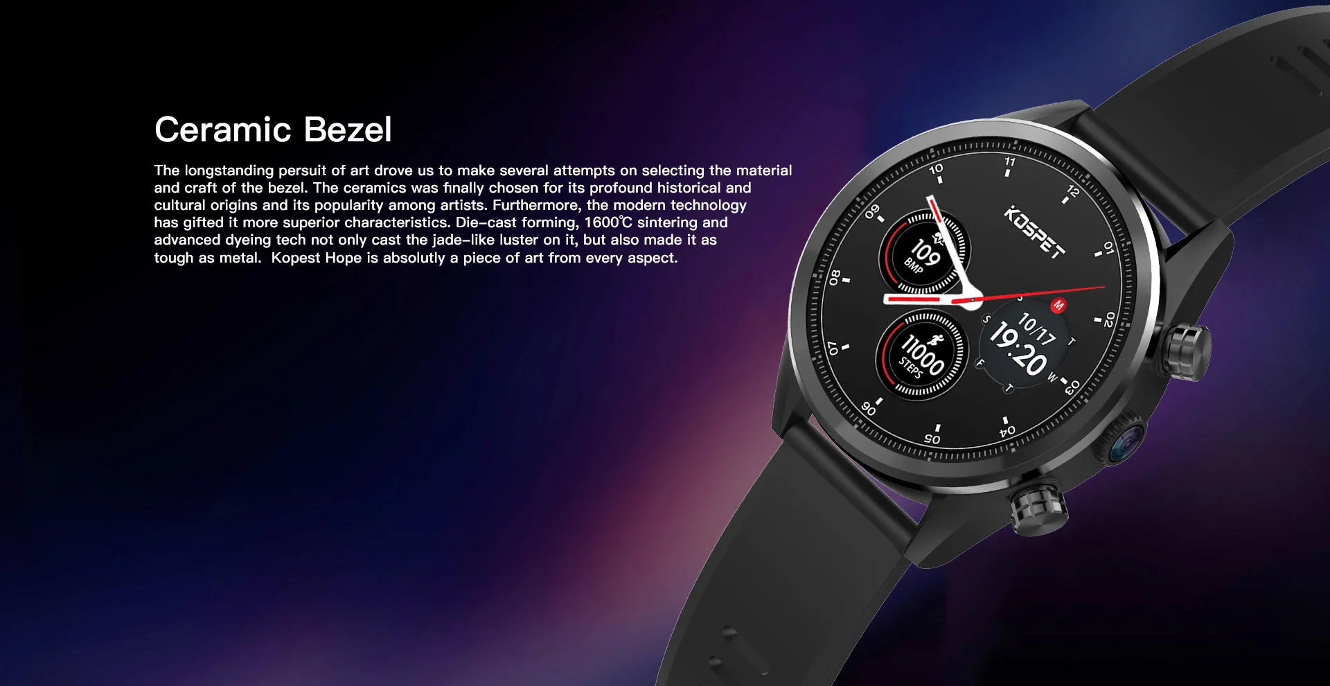 Kospet надеемся, сеть 4G LTE, мобильный телефон, 3 Гб+ 32 ГБ 1,3" дюймовый Android 7.1.1 MTK6739 IP67 Водонепроницаемый Камера gps Bluetooth Смарт-часы