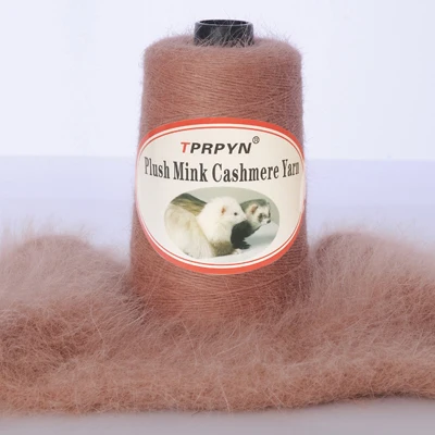 TPRPYN 100 г/лот пряжа с шерстью норки из вельвета с отделкой под куницу пряжа плюшевая норковая кашемировая пряжа с свободным партнером пряжа NL101R843 - Цвет: 36 hong zong