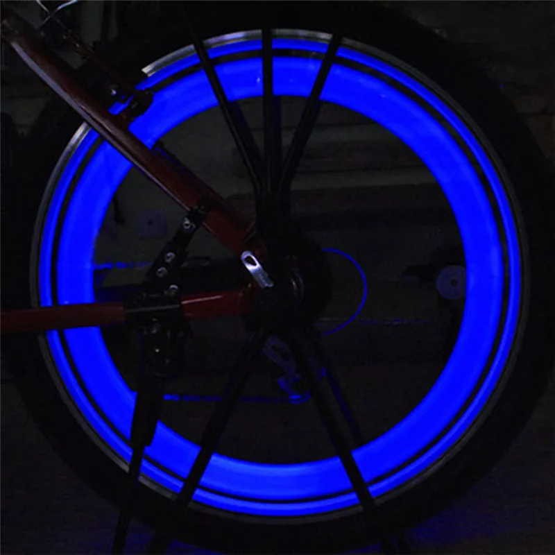 2PCS Colorful Bike Bicycle Cycling Spoke Durable Long Lasting Convenient Wire Tire Tyre Wheel LED Bright Light Lamp#267301 | Автомобили и
