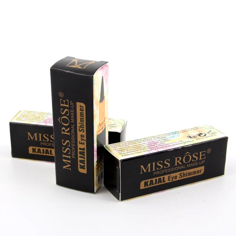 

Miss Rose Eye Liner Makeup Kit Long Lasting Matte Black Color Waterproof Eyeliner Gel Eye Makeup