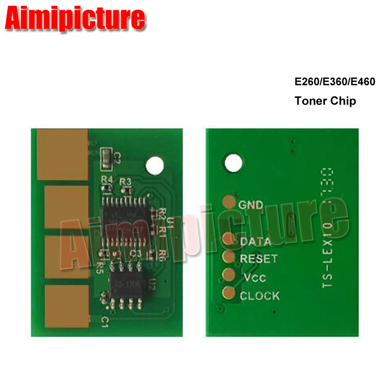 Тонер-чип Lexmark E260 E360 X463 E460 E462 для Dell 2230 3330 Ricoh 1811 1822 1930 Len LJ3900 Sindoh 2400 15K 1 шт./лот |