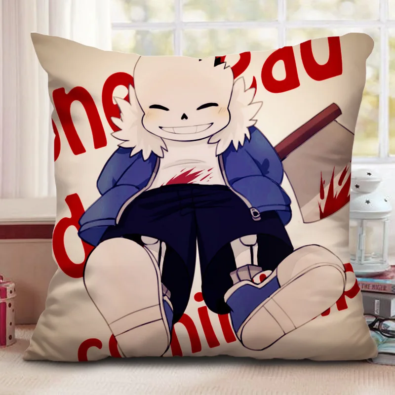7 Игра Undertale Косплей Prop Sans Подушка модная квадратная подушка автомобильный диван поясная подушка Двусторонняя граф Подушка Рождественский подарок - Цвет: 7
