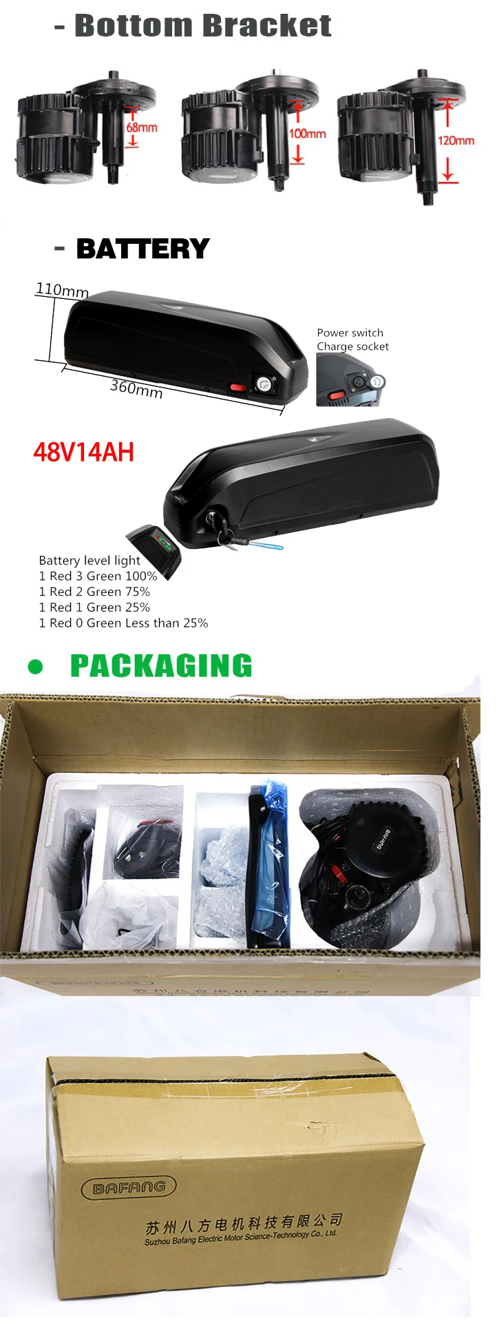 52V48V1000W BBSHD BBS03 M615 комплект для электрического велосипеда bafang Середина двигателя наборы для обычного велосипеда или толстого велосипеда