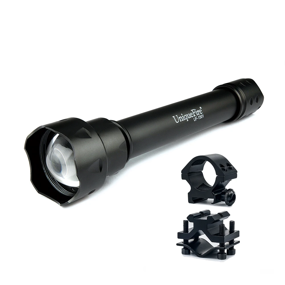 UniqueFire 1501 масштабируемый ИК 940nm инфракрасный светодиодный фонарик 3 режима Lanterna +