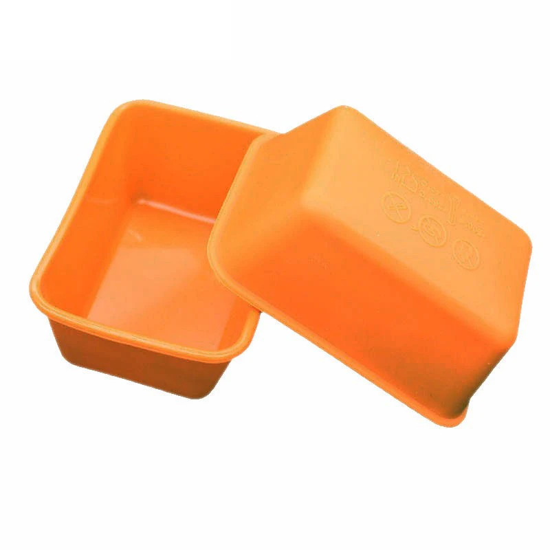 

ANGRLY 5pc Rectangle Silicone Small Loaf Pan Silicone Muffin Baking Cups Cupcake Mold Baking Tools Muffin Soap Cupcake Molds
