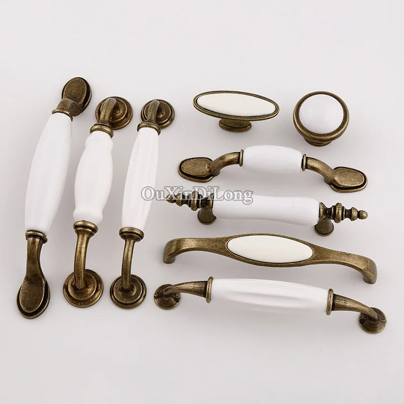 10 шт. керамические ручки для мебели и шкафа|handles and knobs|cabinet pull handlefurniture handle |