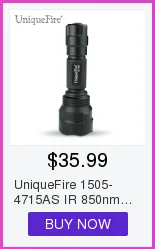 UniqueFire 1505 ИК 940nm мини инфракрасное излучение светодиодный фонарик ночного видения 3 Вт факел использование 1 х 18650 батареи(не включает