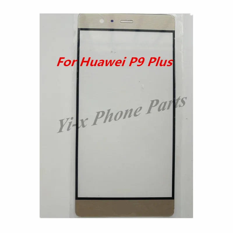 10 шт./лот для Huawei P9 Plus сенсорный экран Стекло Объектив Передняя внешняя