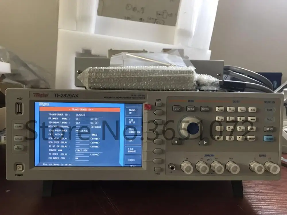 TH2829AX ручной автоматический трансформатор Тесты Системы 20 Гц 200 кГц штифтов 0 ~ 100mA