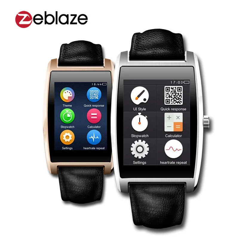 Zeblaze Cosmo Bluetooth 4.0 Smart Watch MTK2502C Реального сердечного ритма 1.61 дюймов IPS экран