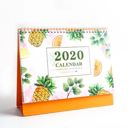 Pineapple Арбуз Лимон свежие фрукты серии календарь DIY Настольный календарь ежедневник расписание,07~,12 - Цвет: Pineapple