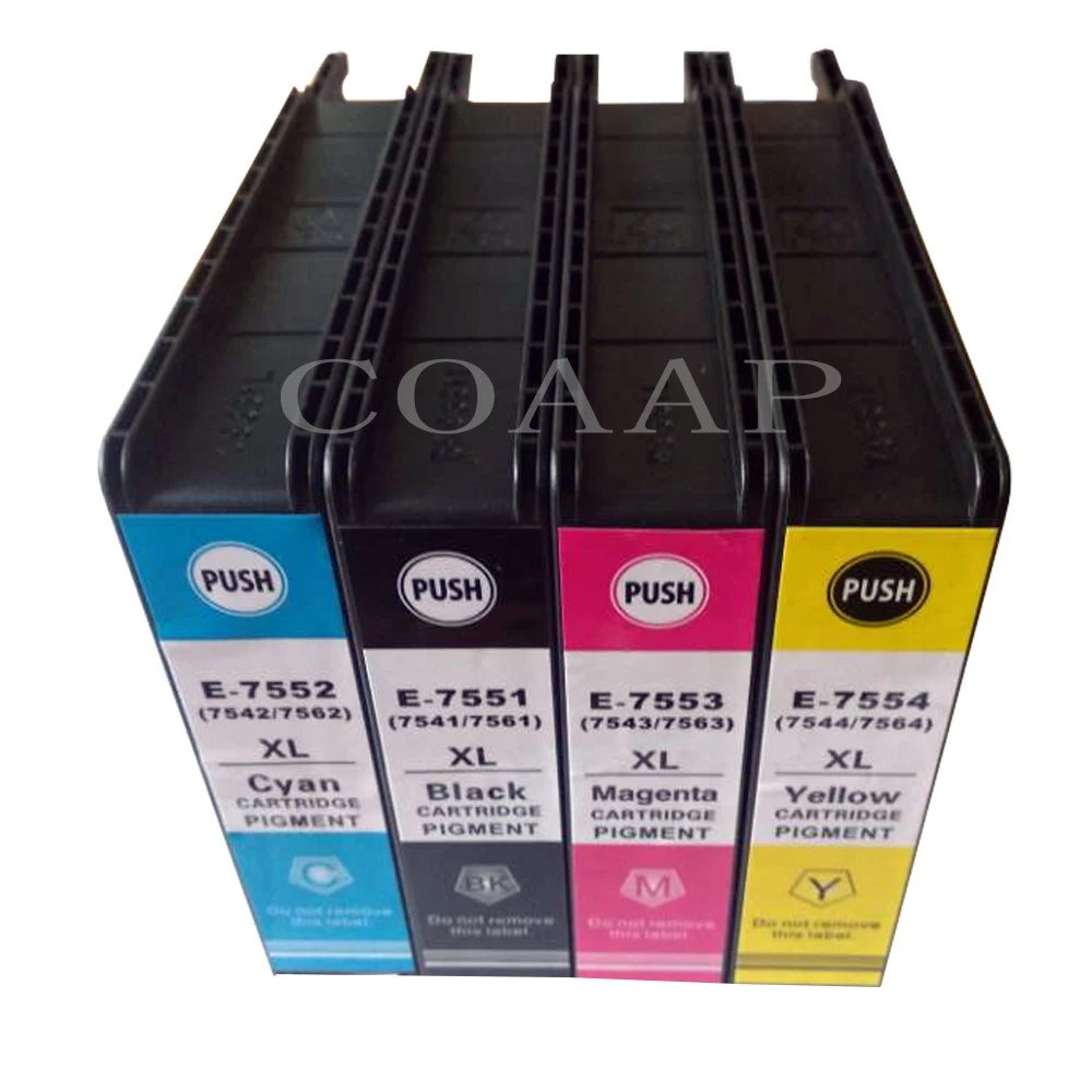 Совместимый чернильный картридж T7551 T7561 T7541 для Epson WF-8590DWF 8590D3TWFC 8090D3TWC 8510DWF 8010DW
