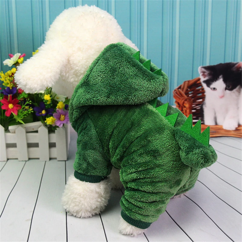 Теплые Pet Одежда с принтом в виде собак из мультфильма флисовый Костюм Мягкий щенок собака пальто Одежда для собак, одежда для собак, зимняя Костюмы Толстовка