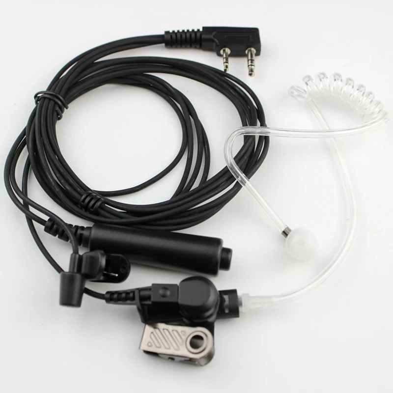 XQF гарнитура акустическая Воздушная трубка наушник PTT для Kenwood TK 3107 радио UV 5R 5RA 5RE