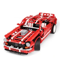 xingbao techinc blocks 2000pcs muscle car building blocks toys brick with figure bugatii chiron moc racing car model