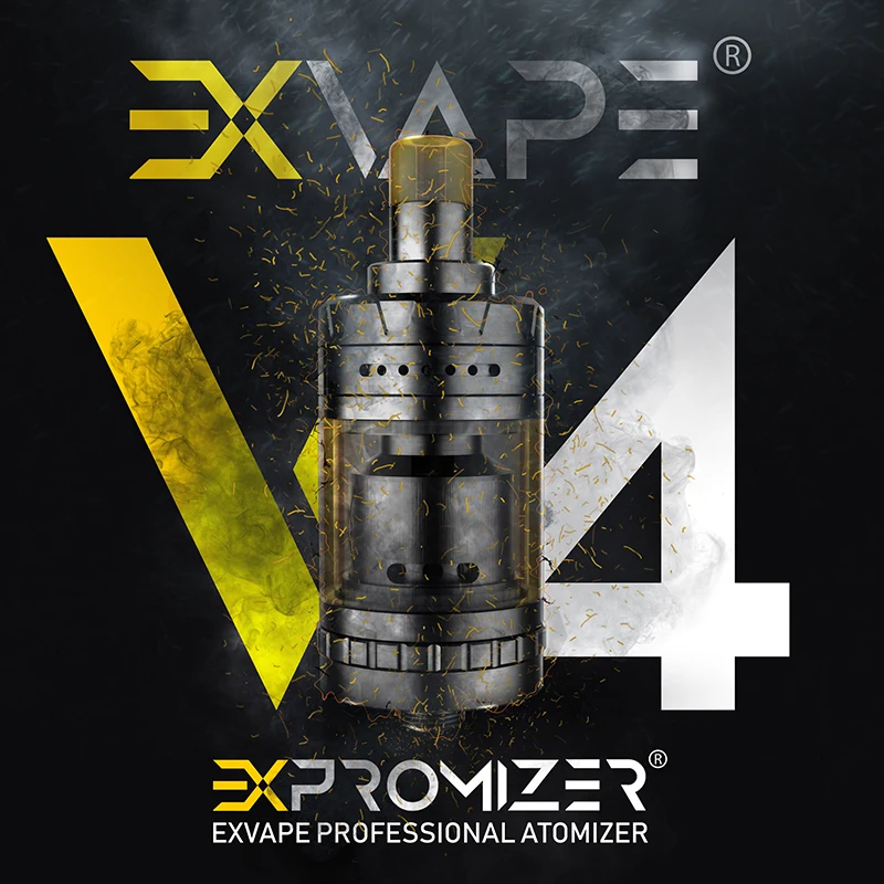 Exvape Expromizer V4 MTL RTA Танк сверху до дна воздушный поток 2 мл/4 мл vape Танк одна катушка герметичный распылитель vs Zeus X