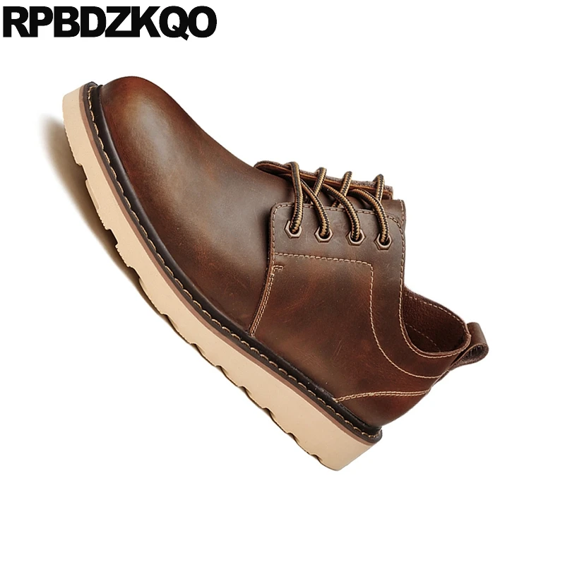 Nice 2021 Runway European Men British Style Italy High Quality Luxury Italian Rubber Work Flats Brand Designer Shoes China Brown | Обувь
