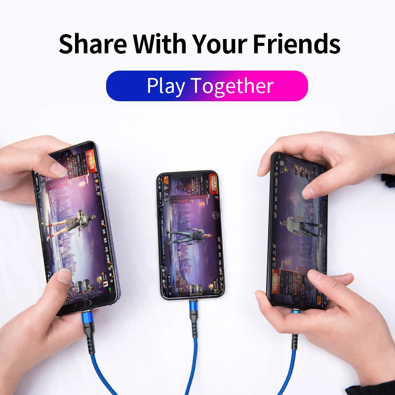 Power4 3 в 1 USB кабель быстрая зарядка зарядное устройство Micro для Lightning Type C