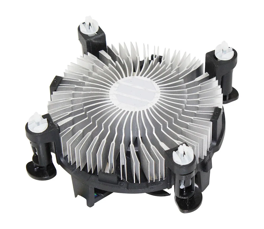 Разъем 1150/1155/1156 4-контактный разъем Процессор кулер с Алюминий радиатора и 3," вентилятор для настольных ПК компьютер Intel Core i3/i5/i7