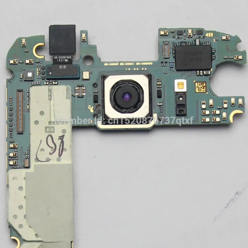 Основная материнская плата разблокирована для Samsung GALAXY S6 G920FD (двойная карта) 32 ГБ |